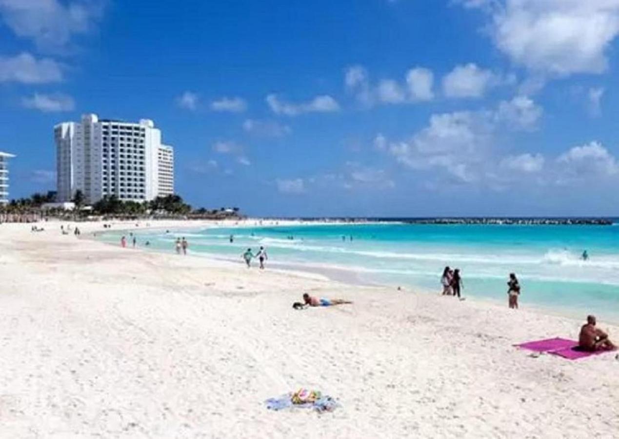 Cozy Ocean Front Penthouse At Marlin Beach Apartment Cancún Exterior foto